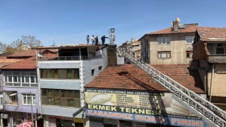 Baca yangını korkuttu