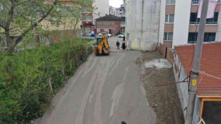 Bafrada yol sorunları çözülüyor