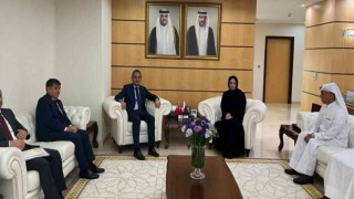 Bakan Özer, Katarlı mevkidaşı Al-Nuaimi ile görüştü
