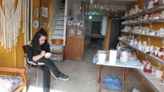 Balıkesirde diplomalı seramikçinin eserleri göz kamaştırdı