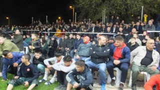 Balıkesirde geleneksel gece güreşlerine 200 pehlivan katıldı