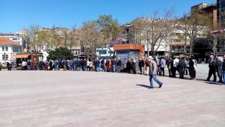 Bandırmada Fırıntaş pidesine yoğun ilgi