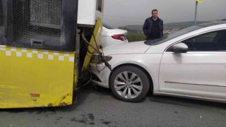 Başakşehirde İETT otobüsü şarampole uçtu: Facianın eşiğinden dönüldü