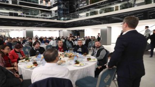 Başakşehirde medya mensupları sahurda bir araya geldi