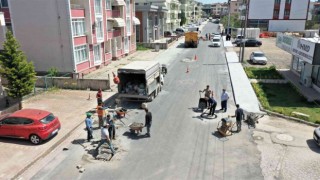 Başiskelede 4 cadde boydan boya asfaltlandı