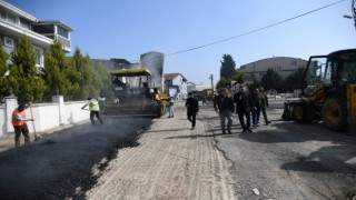 Başiskelede asfalt çalışmaları sürüyor