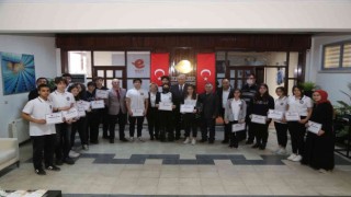 Başkan Atay lise öğrencilerini ağırladı