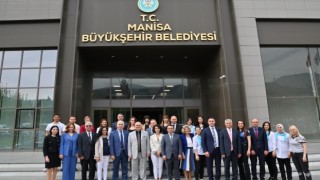 Başkan Ergün personeliyle bayramlaştı