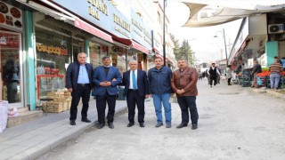 Başkan Güder, prestij sokaktaki çalışmaları inceledi