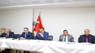 Başkan Gürkan, muhtarlarla bir araya geldi