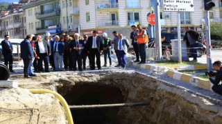 Başkan Gürün, Fethiyedeki altyapı çalışmalarını inceledi