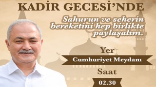 Başkan Kadir Kara, ‘Sahurun Ve Seherin Bereketini Birlikte Paylaşalım’