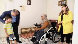 Başkan Kılınçtan bedensel engelli kadına bayram hediyesi