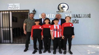 Başkan Özlüden, amatör spor kulüplerine destek