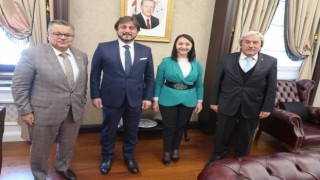 Başkan Tekin ve Şahinin Ankara temasları