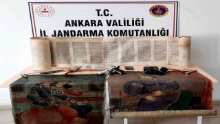 Başkentte tarihi eser kaçakçılığı operasyonu: 500 yıllık tablo ele geçirildi