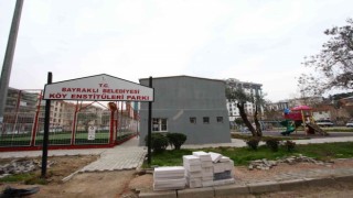 Bayraklıda Köy Enstitüleri Parkı yenileniyor