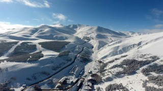 Beyaza bürünen Palandökenden kartpostallık manzaralar