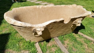 Bir tonluk 1800 yıllık mermer küvet Afrodisias Müzesinde sergilenecek