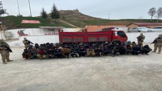 Bitliste 110 göçmen yakalandı