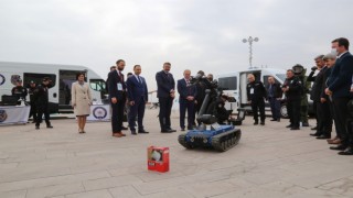 Bomba imha robotu Kütahyada görücüye çıktı