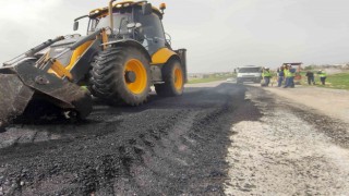 Bozuk yollarda bakım onarım çalışmaları başladı