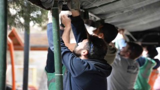 Bozüyük Belediyesi iftar çadırı ramazan için hazırlanıyor