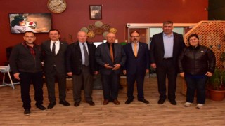 Bozüyükte muhtarlar iftar yemeğinde buluştu