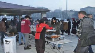 Bulanıkta iftar çadırı kuruldu