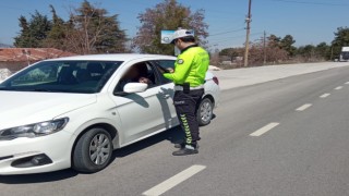 Burdurda hız limitini aşan 158 sürücüye para cezası