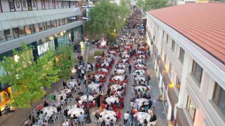 Bursada 10 bin kişilik tarihi iftar