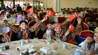 Bursada çocukların 23 Nisan coşkusu