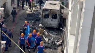 Bursada eğitim uçağı evlerin arasına düştü: 2 ölü