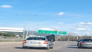 Bursada fotoğraf çekmek için canını tehlikeye attı, o anlar kamerada