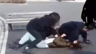 Bursada genç kıza tekme ve yumruklarla saldırdılar