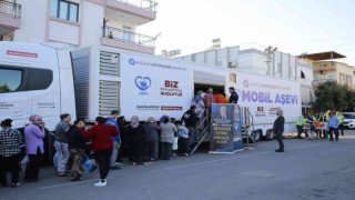 Büyükşehir Mobil Aşevi Ramazanda her gün farklı mahallede