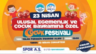 Büyükşehirden 23 Nisanda ‘çocuklara özel festival