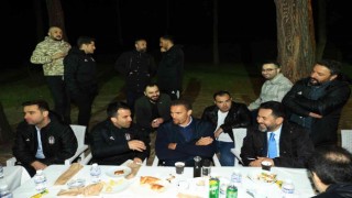 Ceyhun Kazancı ve Valerien İsmaelden basın mensuplarına iftar