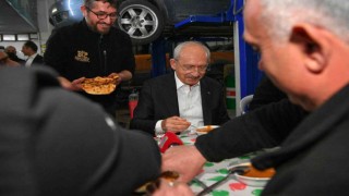 CHP lideri Kılıçdaroğlu, oto sanayi çalışanları ile iftar yaptı