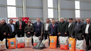 Çiftçilere tohum, fidan, şeker ve gübre desteği