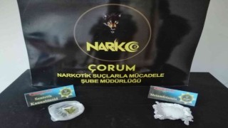 Çorum polisinden uyuşturucu operasyonu