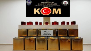 Çorumda 353 kilo sahte bal ele geçirildi