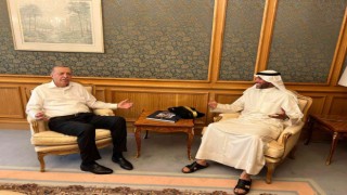 Cumhurbaşkanı Erdoğan, Mekkede Kuveyt Ulusal Meclisi Başkanı Ganimi kabul etti