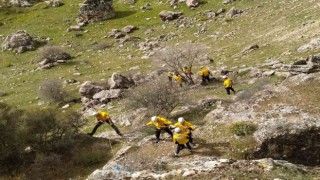 DAK gönüllülerinin iple eğitimi 7 saat sürdü