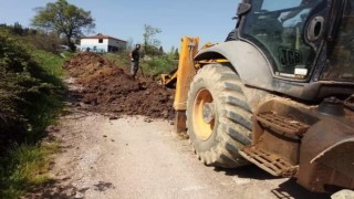 Denizçalı Köyünde doğalgaz çalışmaları başladı