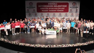 Denizlide 179 amatör spor kulübüne 2 milyonluk can suyu