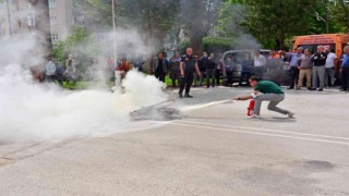 Denizlide tarım teşkilatına yangın eğitimi verildi