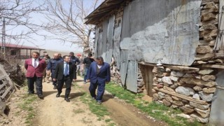 Depremden etkilenen köylerde hasar tespit çalışmaları sürüyor
