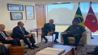 Dışişleri Bakanı Çavuşoğlu, Brezilya Devlet Başkanı Bolsonaro ile bir araya geldi