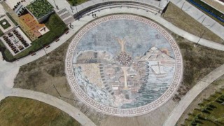Dünyanın en büyük taban mozaiği Expo 2021de misafirlerini ağırlıyor